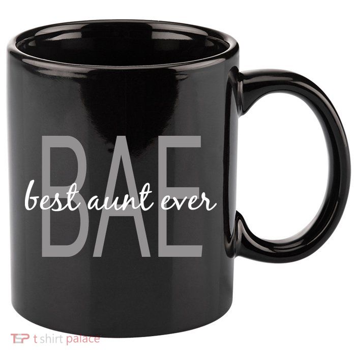 BAE Best Aunt Ever 11oz C Handle Ceramic Mug