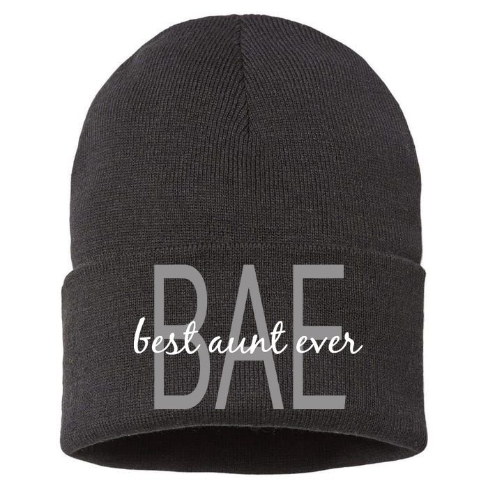 BAE Best Aunt Ever Sustainable Knit Beanie