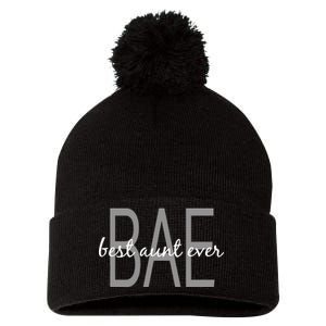 BAE Best Aunt Ever Pom Pom 12in Knit Beanie