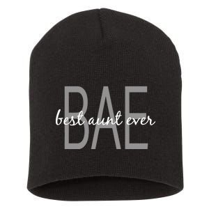 BAE Best Aunt Ever Short Acrylic Beanie