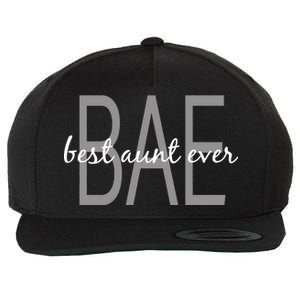 BAE Best Aunt Ever Wool Snapback Cap