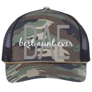 BAE Best Aunt Ever Retro Rope Trucker Hat Cap