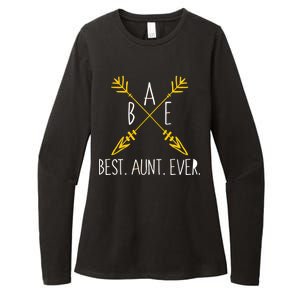 BAE Best Aunt Ever Arrows Logo Womens CVC Long Sleeve Shirt