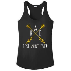 BAE Best Aunt Ever Arrows Logo Ladies PosiCharge Competitor Racerback Tank