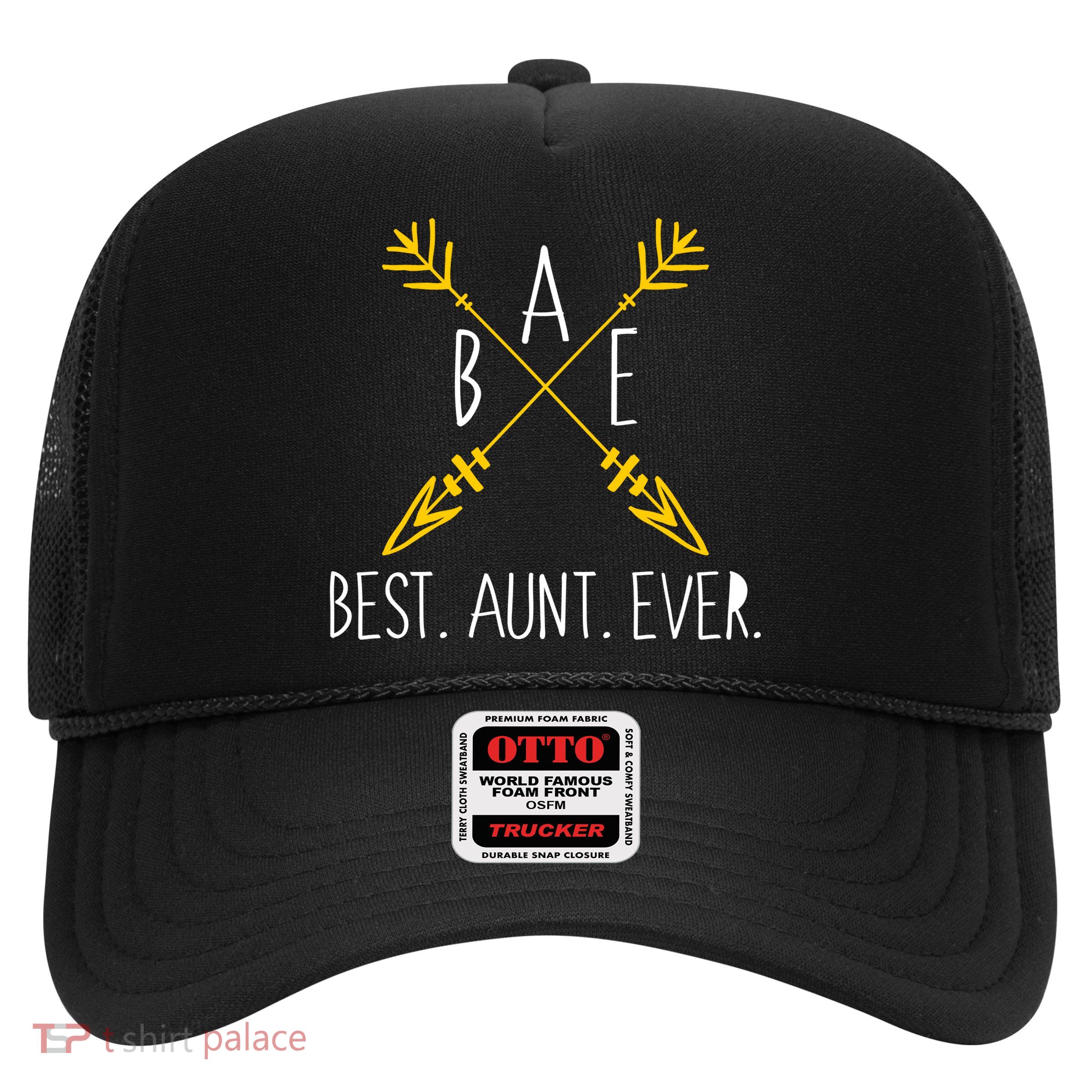 BAE Best Aunt Ever Arrows Logo Trucker Hat