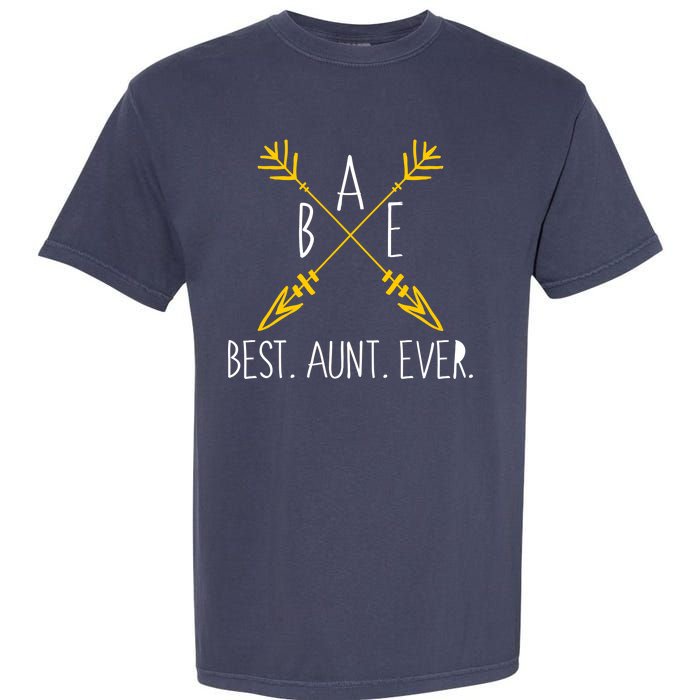 BAE Best Aunt Ever Arrows Logo Garment-Dyed Heavyweight T-Shirt