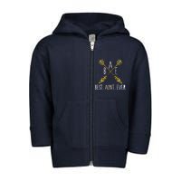 BAE Best Aunt Ever Arrows Logo Toddler Zip Fleece Hoodie