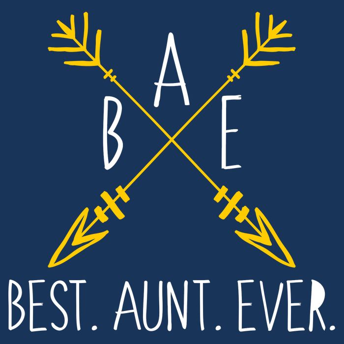 BAE Best Aunt Ever Arrows Logo Cooling Performance Crew T-Shirt