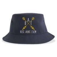 BAE Best Aunt Ever Arrows Logo Sustainable Bucket Hat