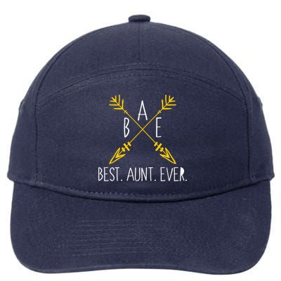 BAE Best Aunt Ever Arrows Logo 7-Panel Snapback Hat