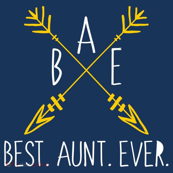 BAE Best Aunt Ever Arrows Logo Drawstring Bag