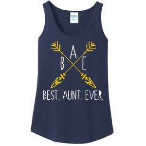 BAE Best Aunt Ever Arrows Logo Ladies Essential Tank