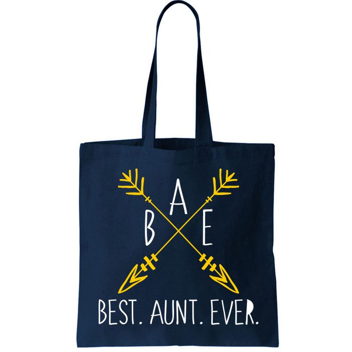 BAE Best Aunt Ever Arrows Logo Bag