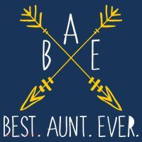 BAE Best Aunt Ever Arrows Logo Cooling Performance Long Sleeve Crew