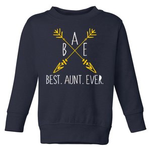 BAE Best Aunt Ever Arrows Logo Toddler Sweatshirt