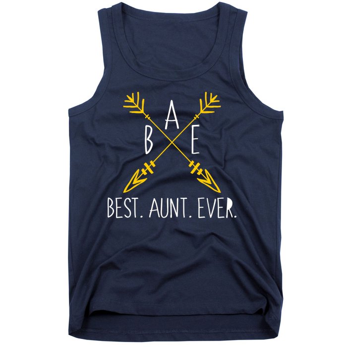 BAE Best Aunt Ever Arrows Logo Tank Top