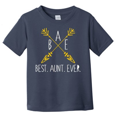 BAE Best Aunt Ever Arrows Logo Toddler T-Shirt