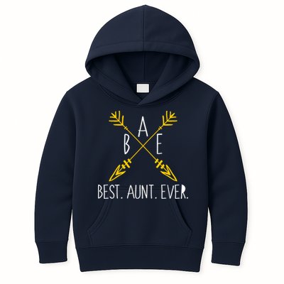 BAE Best Aunt Ever Arrows Logo Kids Hoodie