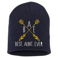 BAE Best Aunt Ever Arrows Logo Short Acrylic Beanie