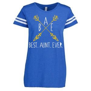 BAE Best Aunt Ever Arrows Logo Enza Ladies Jersey Football T-Shirt