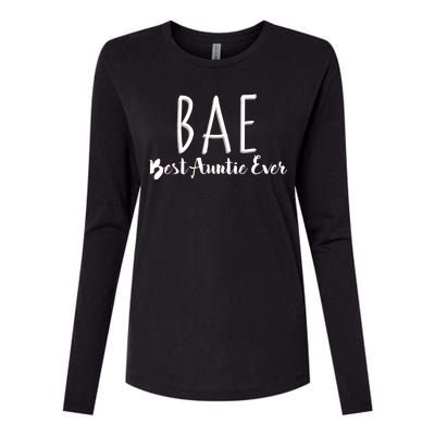 BAE Best Auntie Ever Womens Cotton Relaxed Long Sleeve T-Shirt