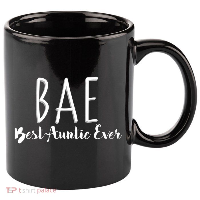 BAE Best Auntie Ever 11oz C Handle Ceramic Mug