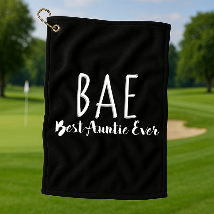 BAE Best Auntie Ever Golf Towel