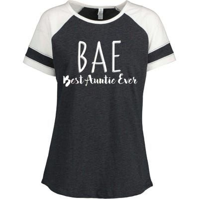 BAE Best Auntie Ever Enza Ladies Jersey Colorblock Tee