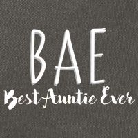 BAE Best Auntie Ever Cotton Canvas Backpack
