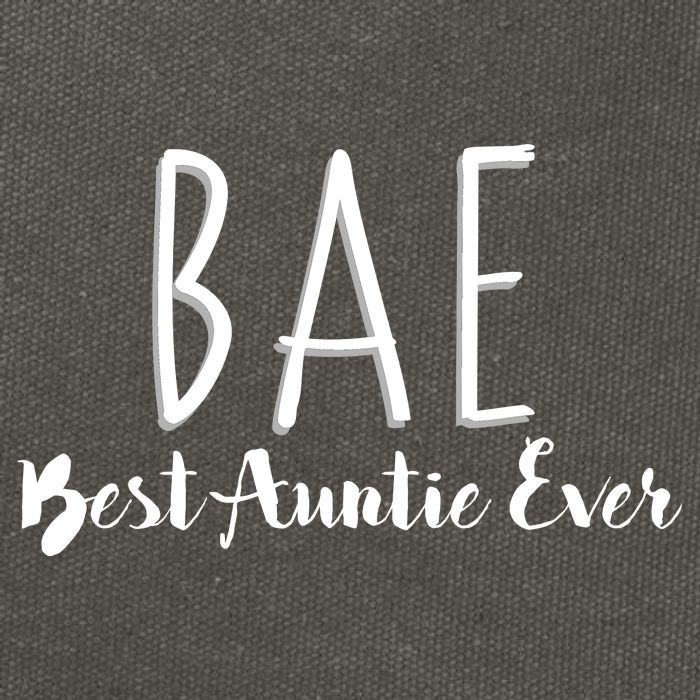 BAE Best Auntie Ever Cotton Canvas Backpack