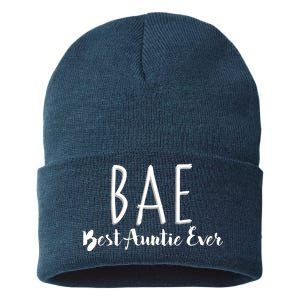 BAE Best Auntie Ever Sustainable Knit Beanie