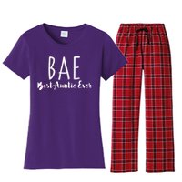 BAE Best Auntie Ever Women's Flannel Pajama Set