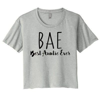 BAE Best Auntie Ever Women's Crop Top Tee