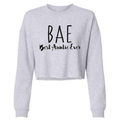 BAE Best Auntie Ever Cropped Pullover Crew