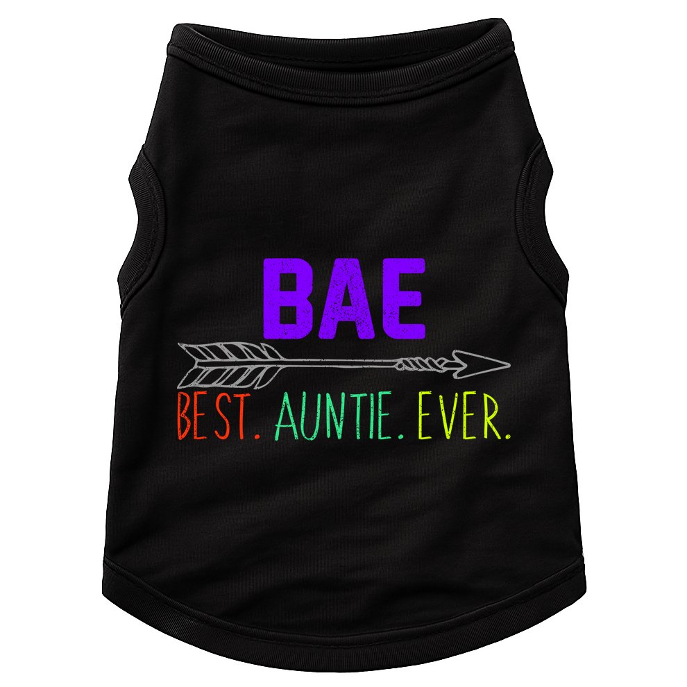 BAE Best Auntie Ever Colorful Doggie Tank