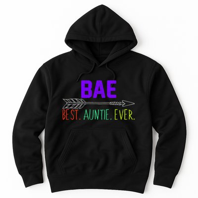 BAE Best Auntie Ever Colorful Hoodie