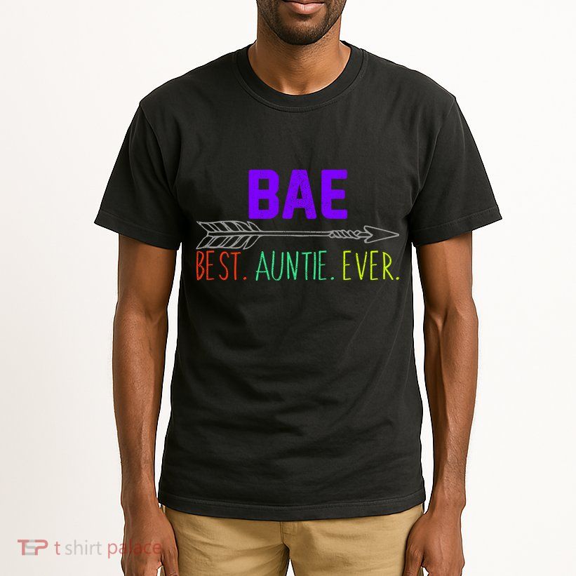 BAE Best Auntie Ever Colorful Tall T-Shirt