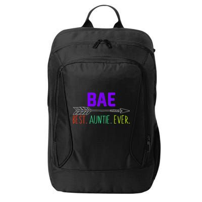 BAE Best Auntie Ever Colorful City Backpack