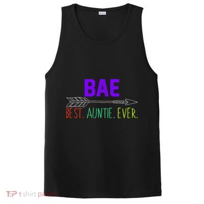 BAE Best Auntie Ever Colorful PosiCharge Competitor Tank