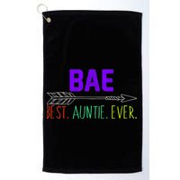 BAE Best Auntie Ever Colorful Golf Towel