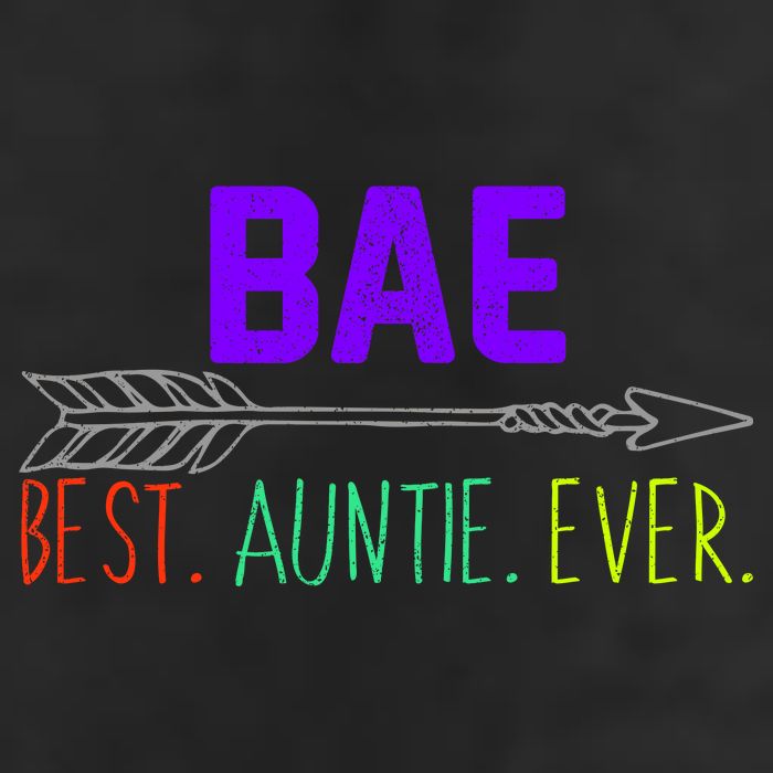 BAE Best Auntie Ever Colorful Golf Towel