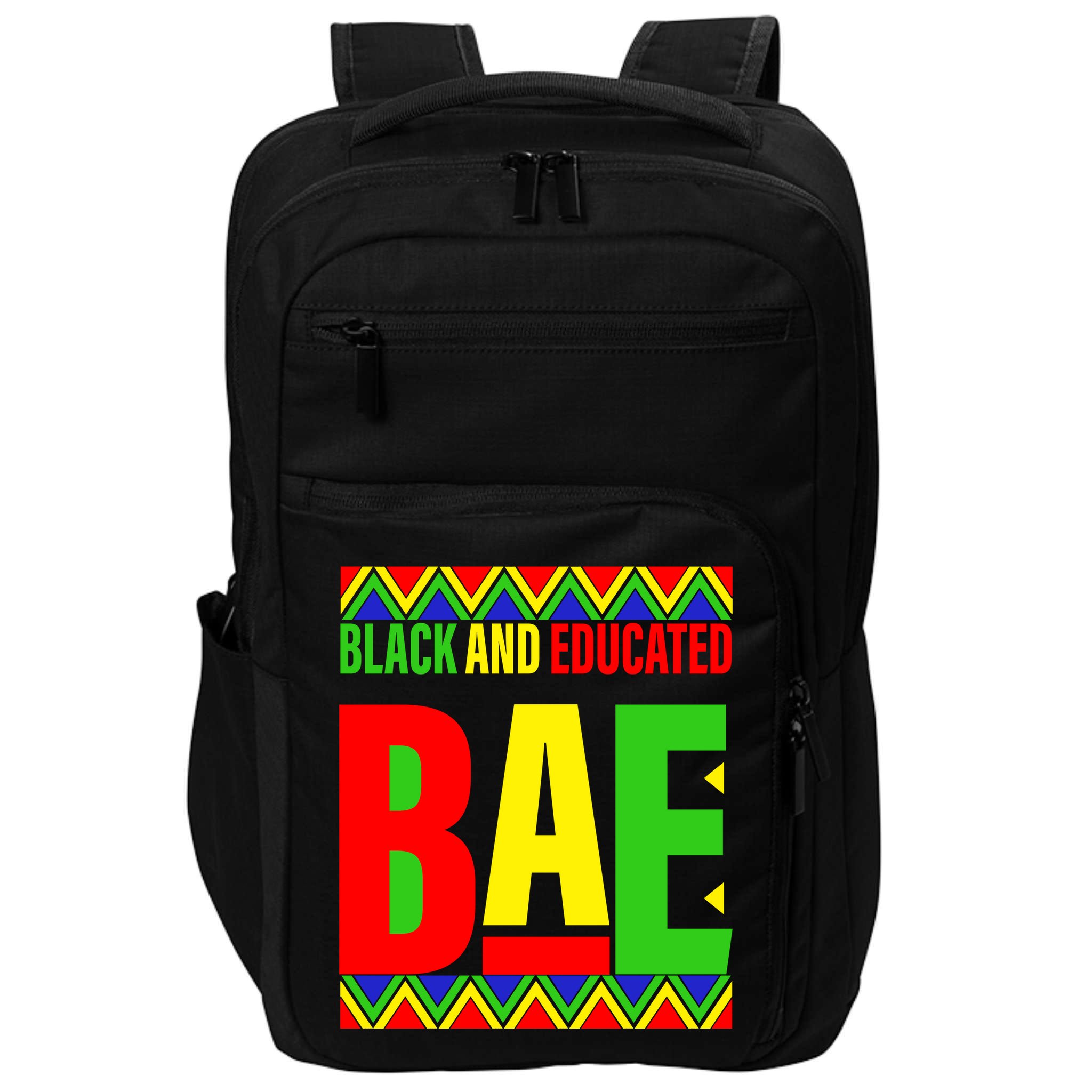 Bae Black And Educated Proud African Impact Tech Backpack