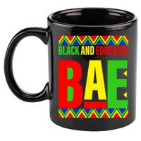 Bae Black And Educated Proud African 11oz C Handle Ceramic Mug