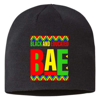 Bae Black And Educated Proud African Sustainable Beanie