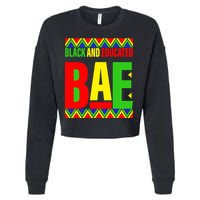 Bae Black And Educated Proud African Cropped Pullover Crew