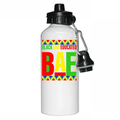 Bae Black And Educated Proud African Aluminum Water Bottle