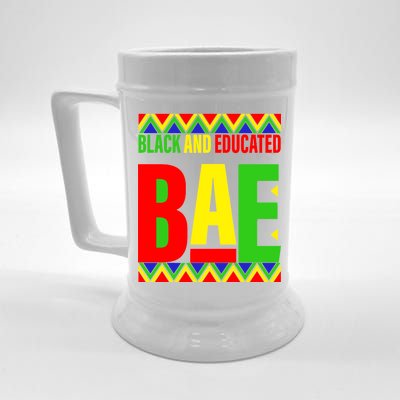 Bae Black And Educated Proud African Beer Stein