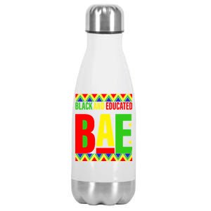 Bae Black And Educated Proud African Stainless Steel Insulated Water Bottle