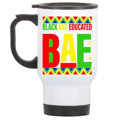 Bae Black And Educated Proud African Stainless Steel Travel Mug