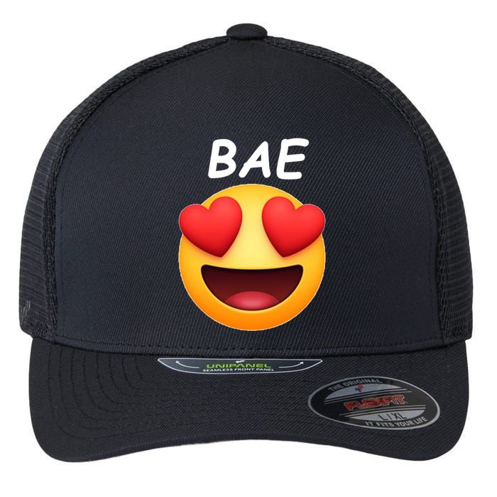Bae Emoji Heart Flexfit Unipanel Trucker Cap
